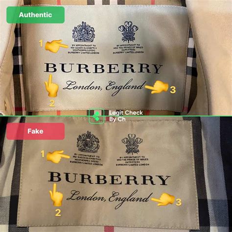 burberry real or fake|genuine burberry label.